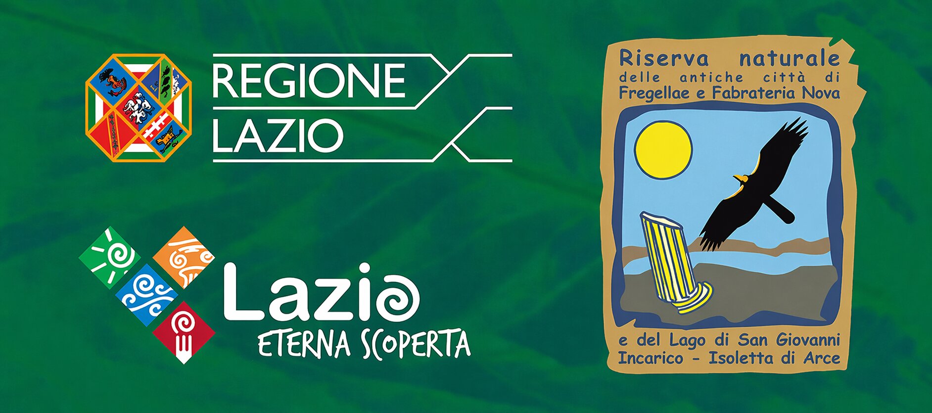 Logo Regione Lazio e Riserva Naturale